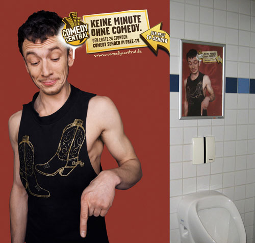 Comedy Central Toilet | Promotie Comedy Central | Geen minuut zonder comedy